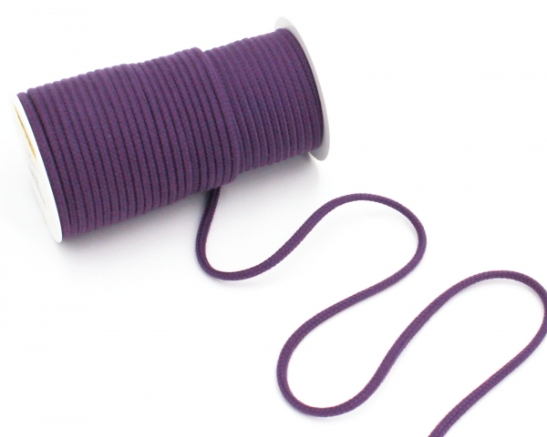 Baumwollkordel 6 mm lila (1 m)